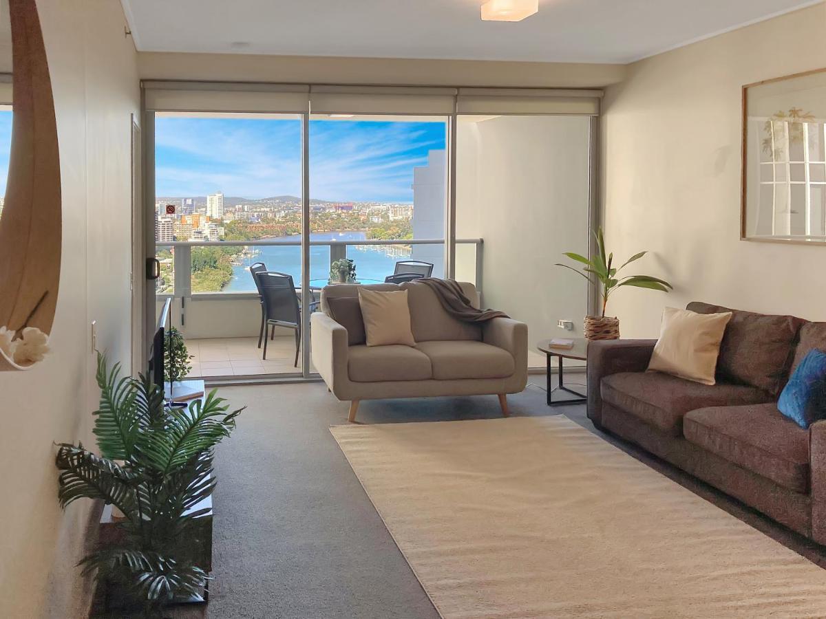 Amazing River View - 3 Bedroom Apartment - Brisbane Cbd - Netflix - Fast Wifi - Carpark Exteriör bild