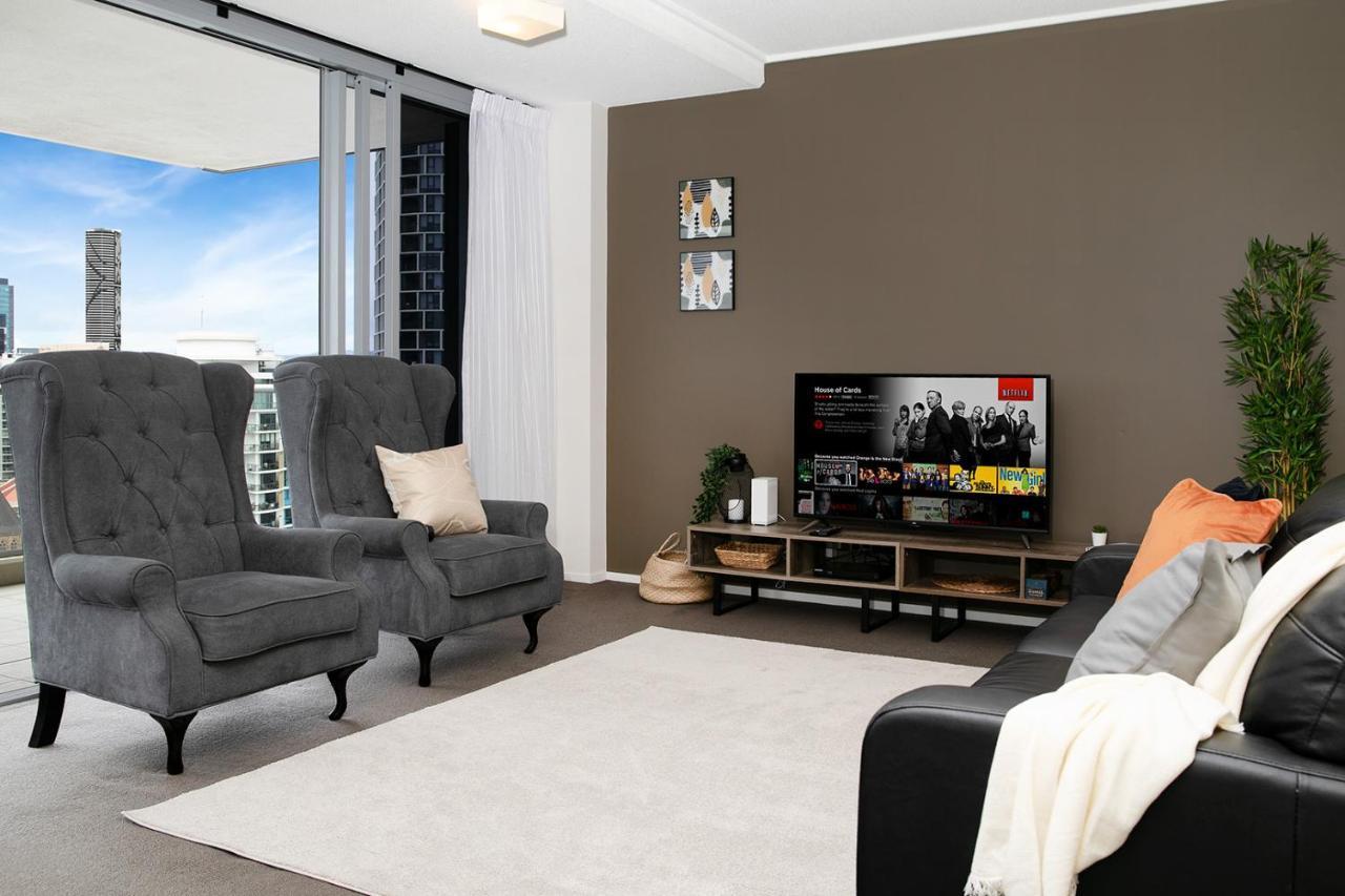 Amazing River View - 3 Bedroom Apartment - Brisbane Cbd - Netflix - Fast Wifi - Carpark Exteriör bild