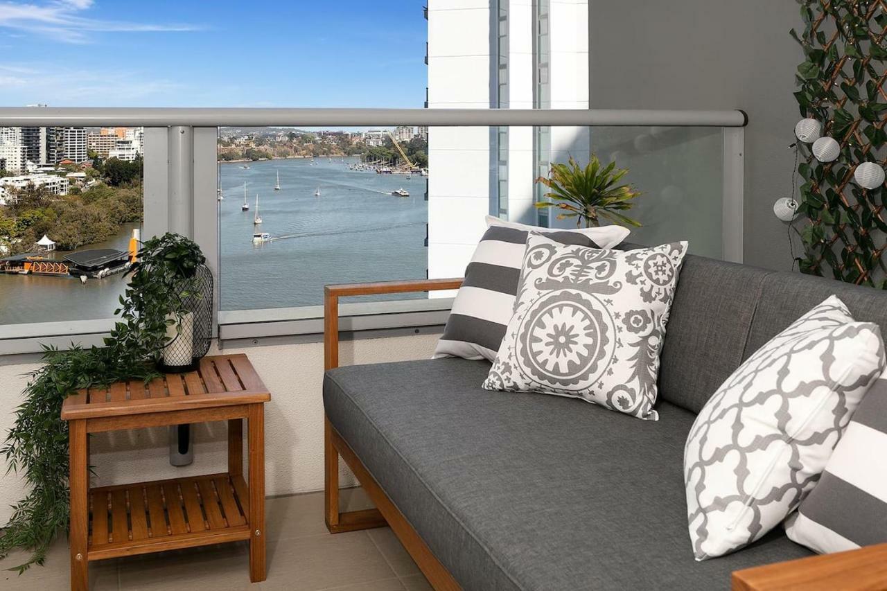 Amazing River View - 3 Bedroom Apartment - Brisbane Cbd - Netflix - Fast Wifi - Carpark Exteriör bild