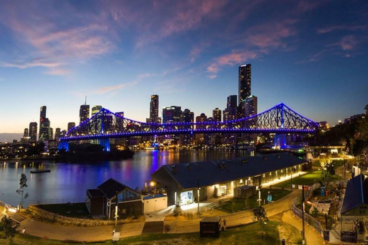 Amazing River View - 3 Bedroom Apartment - Brisbane Cbd - Netflix - Fast Wifi - Carpark Exteriör bild